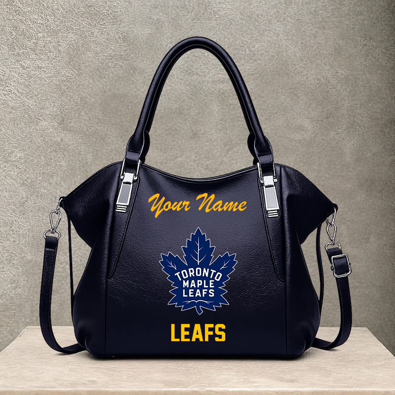 [SUPER SALE] NEW CUSTOMIZED NHL23 TML TORONTO MAPLE LEAFS SHOULDER HANDBAG