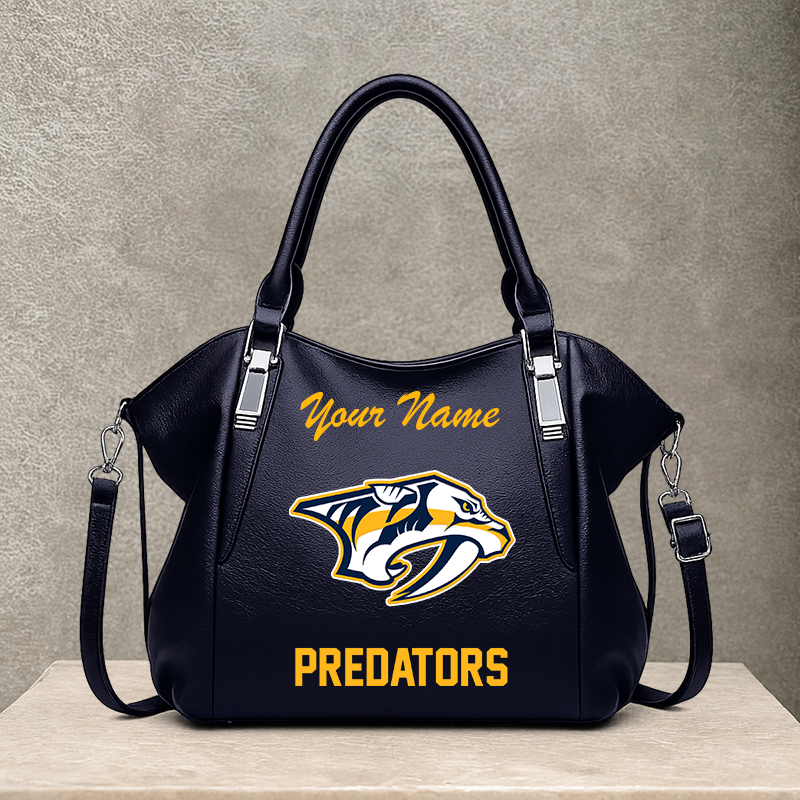 [SUPER SALE] NEW CUSTOMIZED NHL31 NVP NASHVILLE PREDATORS SHOULDER HANDBAG
