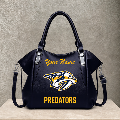 [SUPER SALE] NEW CUSTOMIZED NHL31 NVP NASHVILLE PREDATORS SHOULDER HANDBAG