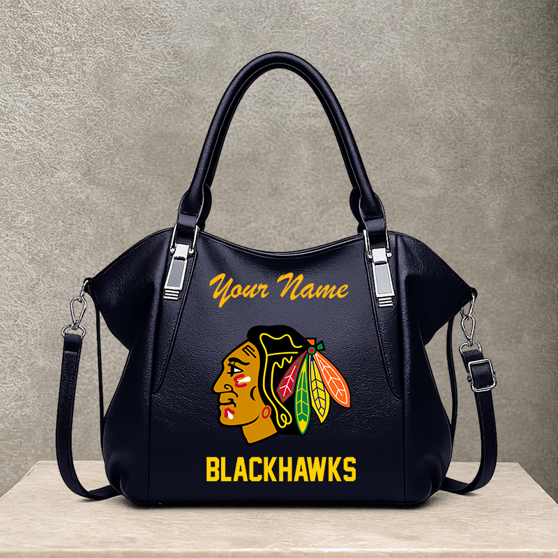 [SUPER SALE] NEW CUSTOMIZED NHL08 CBH CHICAGO BLACKHAWKS SHOULDER HANDBAG