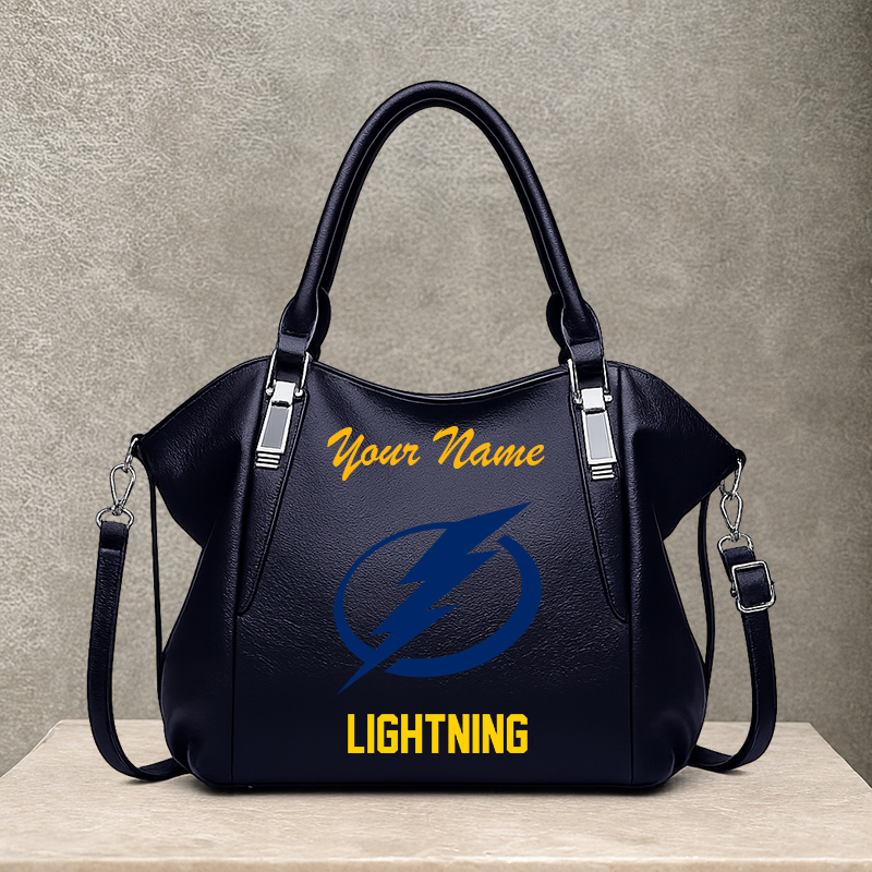 [SUPER SALE] NEW CUSTOMIZED NHL12 TPL TAMPA BAY LIGHTNING SHOULDER HANDBAG