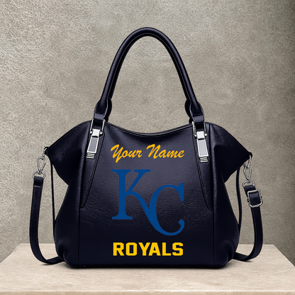 [FLASH SALE] NEW CUSTOMIZED MLB19 KCR KANSAS CITY ROYALS SHOULDER HANDBAG