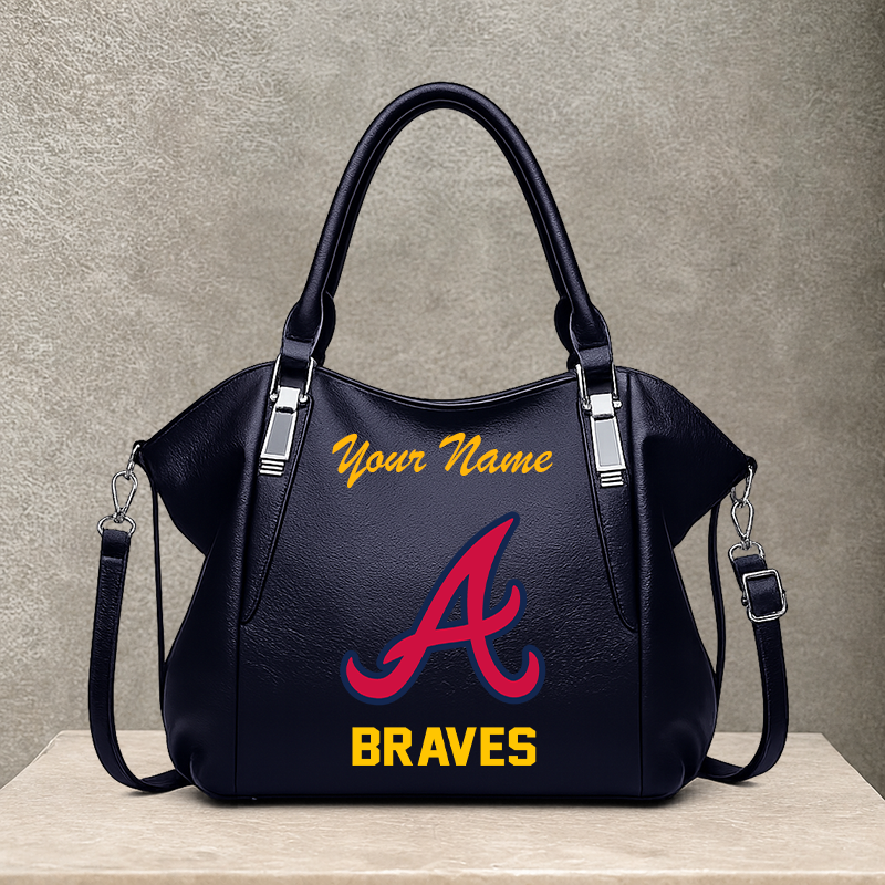 [FLASH SALE] NEW CUSTOMIZED MLB09 ABS ATLANTA BRAVES SHOULDER HANDBAG