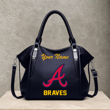 [FLASH SALE] NEW CUSTOMIZED MLB09 ABS ATLANTA BRAVES SHOULDER HANDBAG