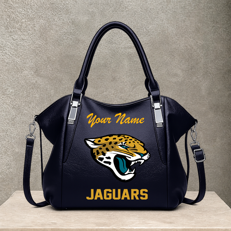 [SPECIAL OFFER] NEW CUSTOMIZED NFL30 JSJ JACKSONVILLE JAGUARS SHOULDER HANDBAG
