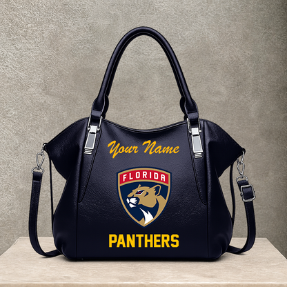[SUPER SALE] NEW CUSTOMIZED NHL01 FPT FLORIDA PANTHERS SHOULDER HANDBAG