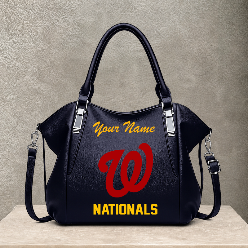 [FLASH SALE] NEW CUSTOMIZED MLB28 WNS WASHINGTON NATIONALS SHOULDER HANDBAG