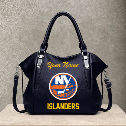 [SUPER SALE] NEW CUSTOMIZED NHL25 NYI NEW YORK ISLANDERS SHOULDER HANDBAG