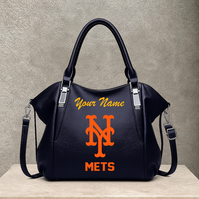 [FLASH SALE] NEW CUSTOMIZED MLB17 NYM NEW YORK METS SHOULDER HANDBAG