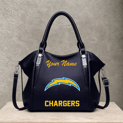 [SPECIAL OFFER] NEW CUSTOMIZED NFL09 LAC LOS ANGELES CHARGERS SHOULDER HANDBAG