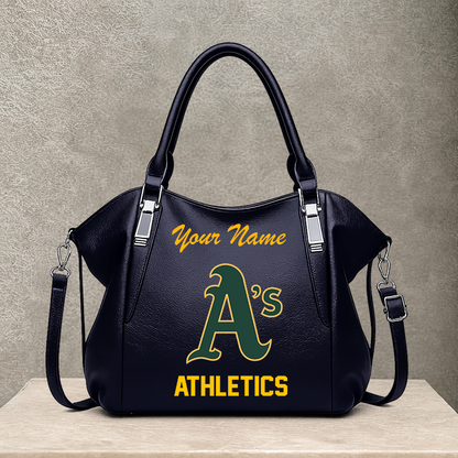[FLASH SALE] NEW CUSTOMIZED MLB23 OAS OAKLAND ATHLETICS SHOULDER HANDBAG
