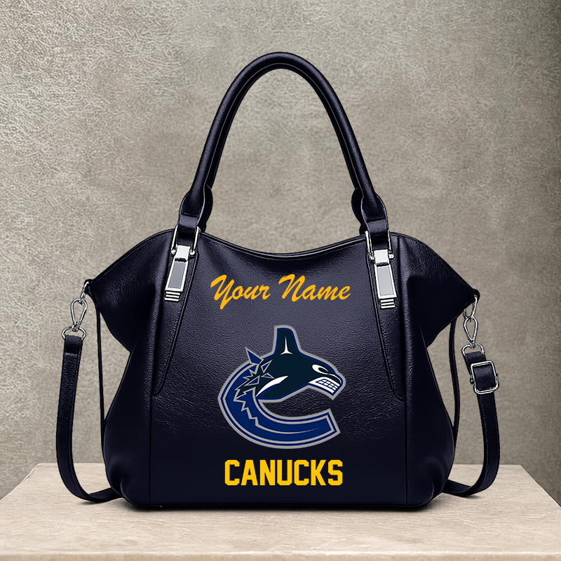 [SUPER SALE] NEW CUSTOMIZED NHL19 VCC VANCOUVER CANUCKS SHOULDER HANDBAG