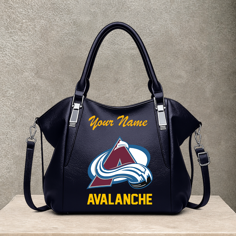[SUPER SALE] NEW CUSTOMIZED NHL05 CAL COLORADO AVALANCHE SHOULDER HANDBAG