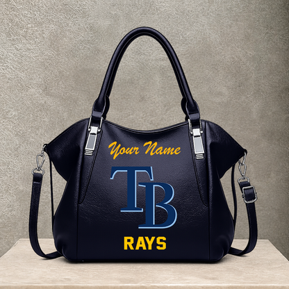 [FLASH SALE] NEW CUSTOMIZED MLB21 TBR TAMPA BAY RAYS SHOULDER HANDBAG