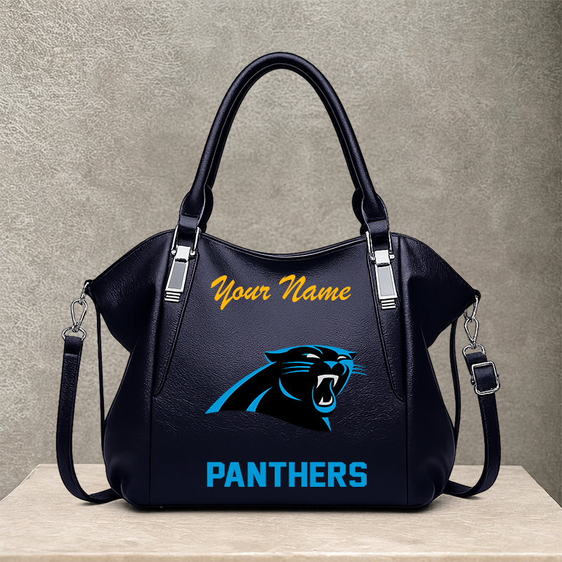 [SPECIAL OFFER] NEW CUSTOMIZED NFL23 CLP CAROLINA PANTHERS SHOULDER HANDBAG