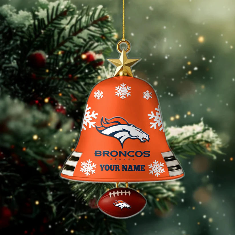 [SPECIAL OFFER] NEW CUSTOMIZED NFL13 DVB DENVER BRONCOS CHRISTMAS ACRYLIC ORNAMENT