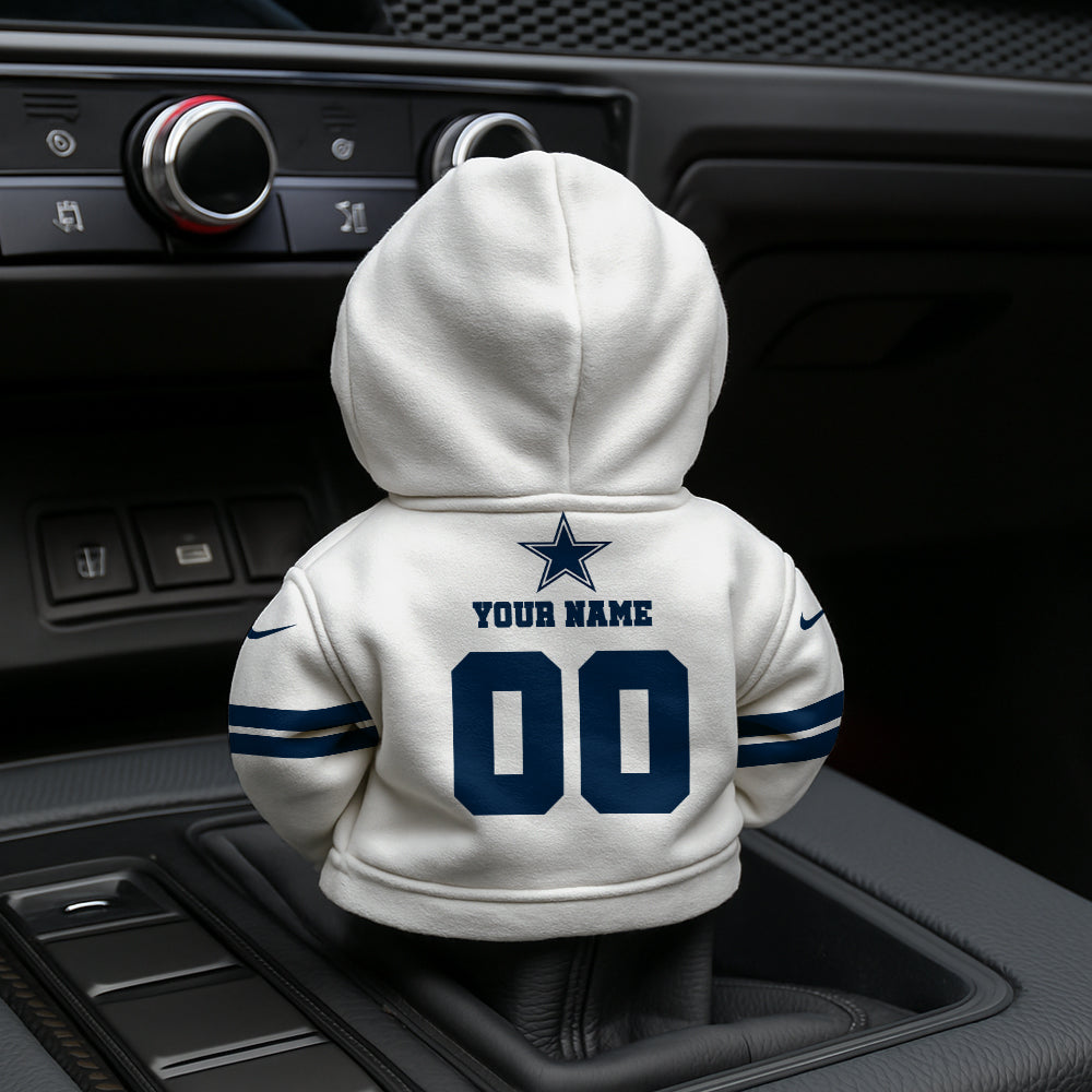 [SPECIAL OFFER] NEW CUSTOMIZED NFL21 DCB DALLAS COWBOYS AUTOMOTIVE HOODIE SHIFT KNOB COVER
