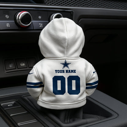[SPECIAL OFFER] NEW CUSTOMIZED NFL21 DCB DALLAS COWBOYS AUTOMOTIVE HOODIE SHIFT KNOB COVER