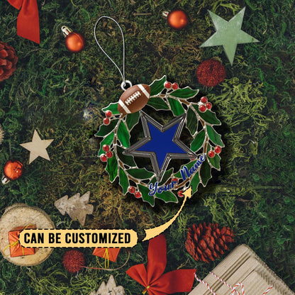 [SPECIAL OFFER] NEW CUSTOMIZED NFL21 DCB DALLAS COWBOYS CHRISTMAS ACRYLIC ORNAMENT