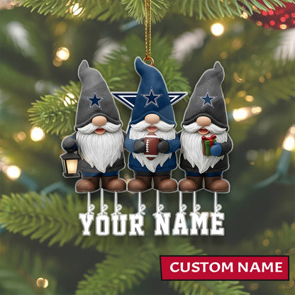 [SPECIAL OFFER] NEW CUSTOMIZED NFL21 DCB DALLAS COWBOYS CHRISTMAS ACRYLIC ORNAMENT