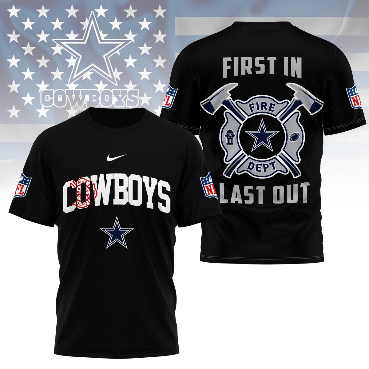 [SPECIAL OFFER] NEW CUSTOMIZED NFL21 DCB DALLAS COWBOYS T-SHIRT | MULTIPLE COLORS AVAILABLE