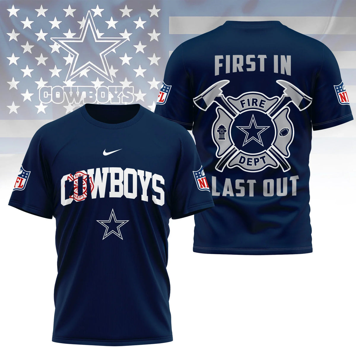 [SPECIAL OFFER] NEW CUSTOMIZED NFL21 DCB DALLAS COWBOYS T-SHIRT | MULTIPLE COLORS AVAILABLE
