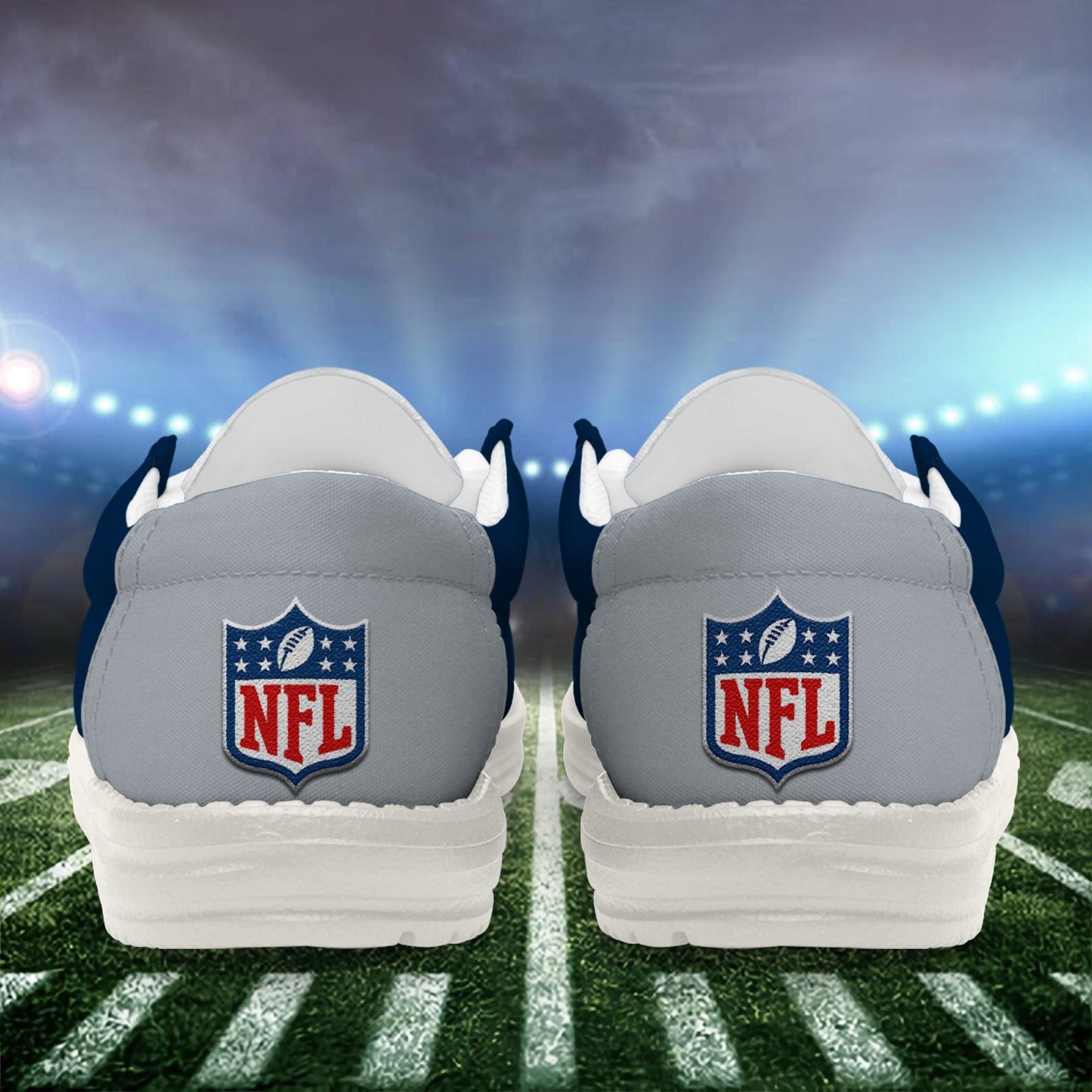 LIMITED EDITION - NEW CUSTOMIZED NFL21 DCB DALLAS COWBOYS LOAFER SHOES