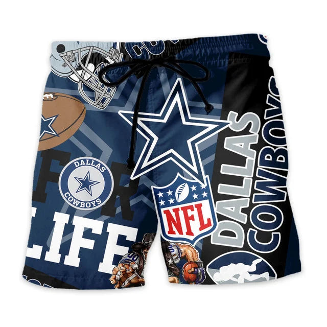 [SPECIAL OFFER] NEW CUSTOMIZED UNISEX NFL21 DCB DALLAS COWBOYS HAWAIIAN SHIRT & SHORTS SET