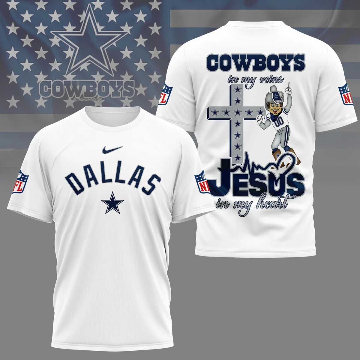 [SPECIAL OFFER] NEW CUSTOMIZED NFL21 DCB DALLAS COWBOYS T-SHIRT | MULTIPLE COLORS AVAILABLE