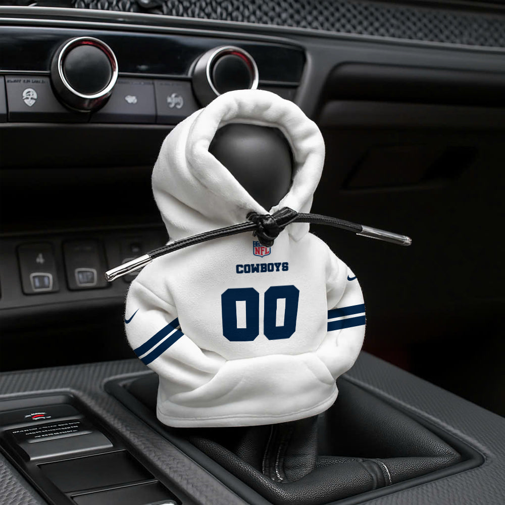 [SPECIAL OFFER] NEW CUSTOMIZED NFL21 DCB DALLAS COWBOYS AUTOMOTIVE HOODIE SHIFT KNOB COVER
