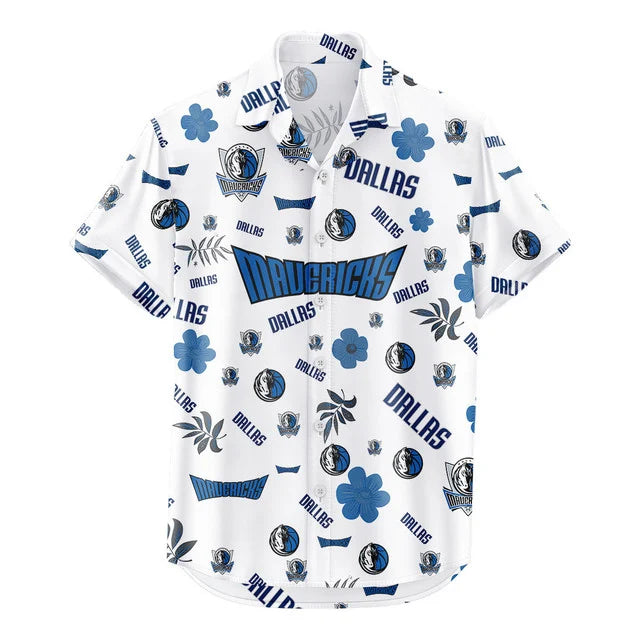 [HOT DEAL] NEW CUSTOMIZED NBA18 DMA DALLAS MAVERICKS UNISEX HAWAIIAN SHIRT & SHORTS SET