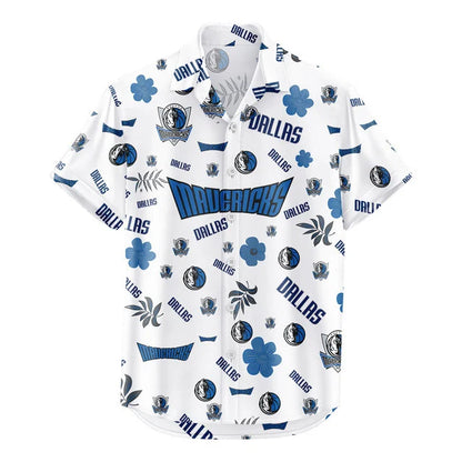 [HOT DEAL] NEW CUSTOMIZED NBA18 DMA DALLAS MAVERICKS UNISEX HAWAIIAN SHIRT & SHORTS SET
