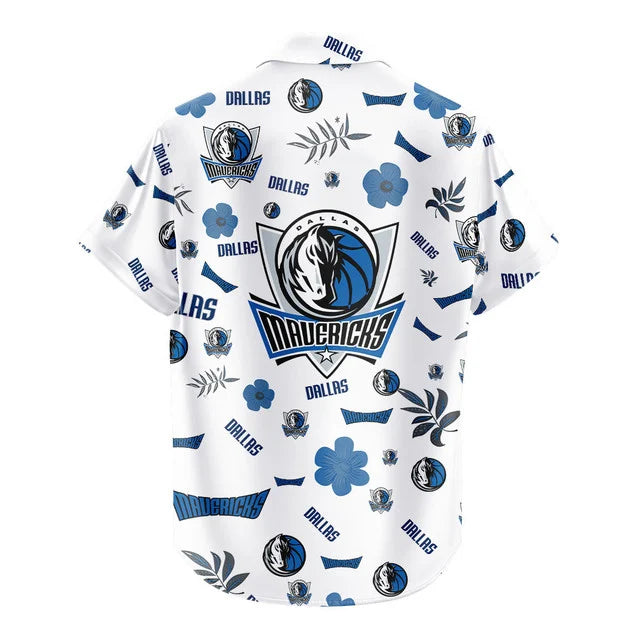 [HOT DEAL] NEW CUSTOMIZED NBA18 DMA DALLAS MAVERICKS UNISEX HAWAIIAN SHIRT & SHORTS SET