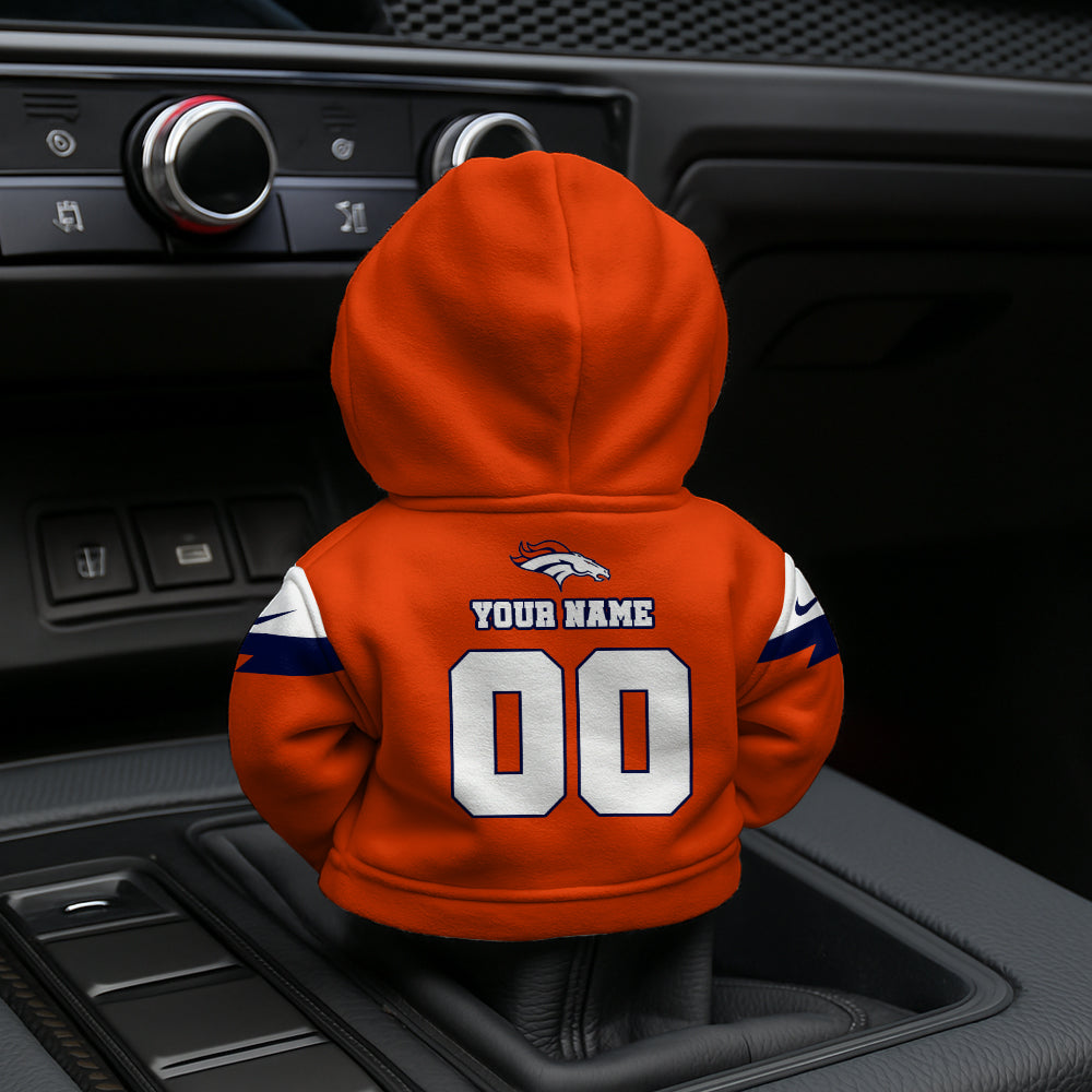 [SPECIAL OFFER] NEW CUSTOMIZED NFL13 DVB DENVER BRONCOS AUTOMOTIVE HOODIE SHIFT KNOB COVER