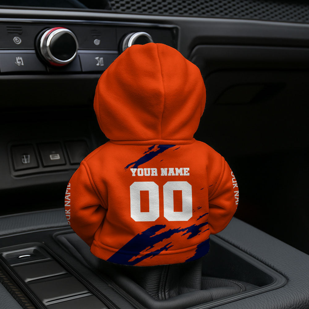 [SPECIAL OFFER] NEW CUSTOMIZED NFL13 DVB DENVER BRONCOS CAR HOODIE SHIFT KNOB COVER