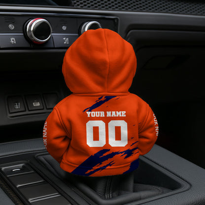 [SPECIAL OFFER] NEW CUSTOMIZED NFL13 DVB DENVER BRONCOS CAR HOODIE SHIFT KNOB COVER