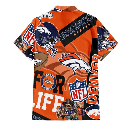 [SPECIAL OFFER] NEW CUSTOMIZED NFL13 DVB DENVER BRONCOS UNISEX HAWAIIAN SHIRT & SHORTS SET