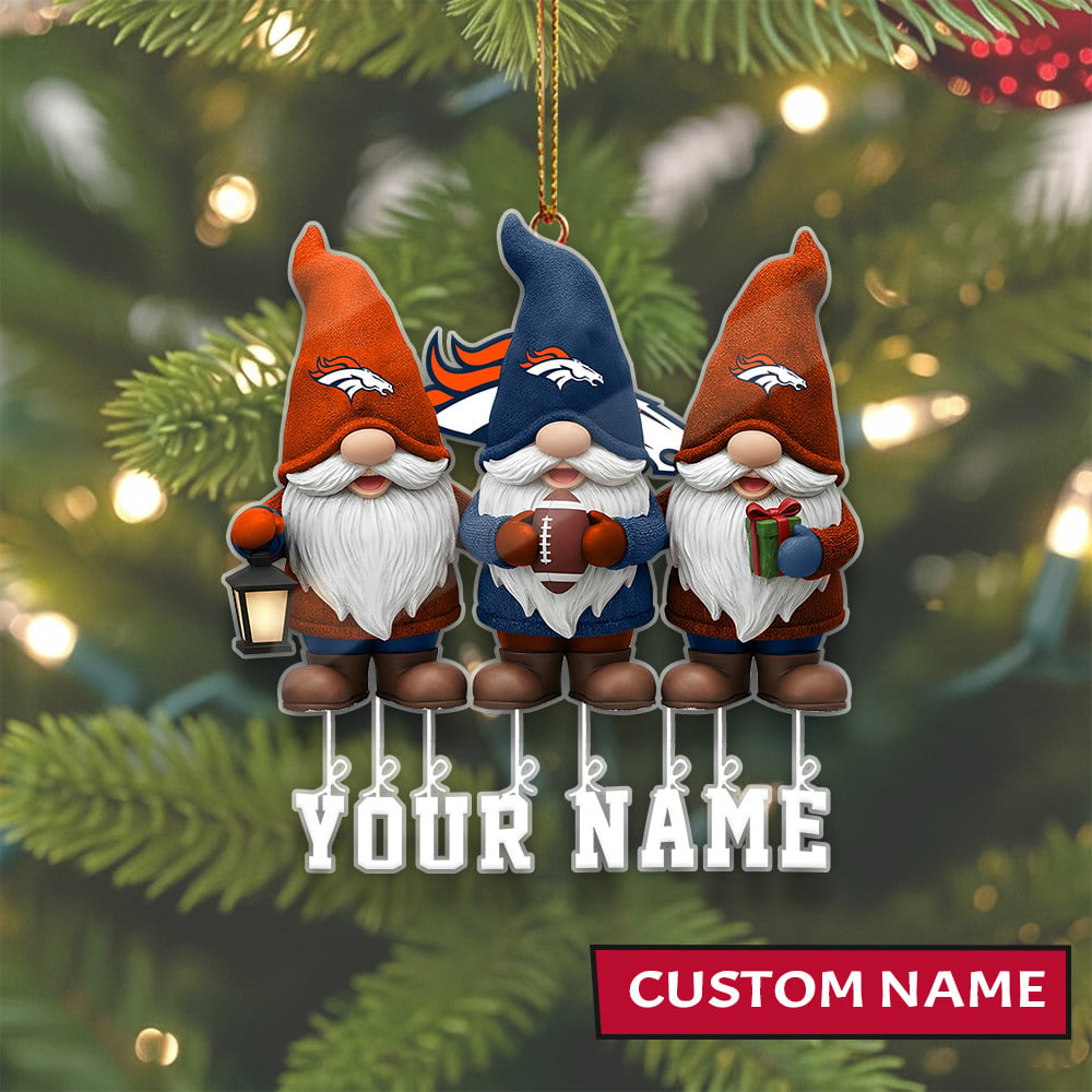 [SPECIAL OFFER] NEW CUSTOMIZED NFL13 DVB DENVER BRONCOS CHRISTMAS ACRYLIC ORNAMENT