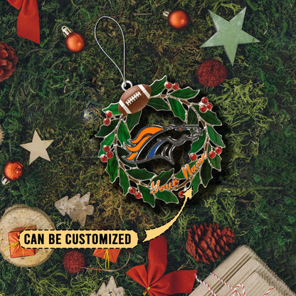 [SPECIAL OFFER] NEW CUSTOMIZED NFL13 DVB DENVER BRONCOS CHRISTMAS ACRYLIC ORNAMENT