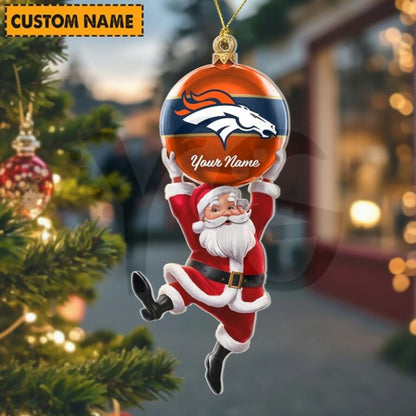 [SPECIAL OFFER] NEW CUSTOMIZED NFL13 DVB DENVER BRONCOS CHRISTMAS ACRYLIC ORNAMENT