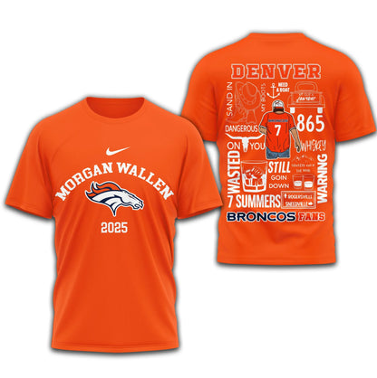 [SPECIAL OFFER] NEW CUSTOMIZED NFL13 DVB DENVER BRONCOS T-SHIRT | MULTIPLE COLORS AVAILABLE