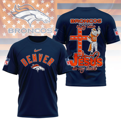 [SPECIAL OFFER] NEW CUSTOMIZED NFL13 DVB DENVER BRONCOS T-SHIRT | MULTIPLE COLORS AVAILABLE
