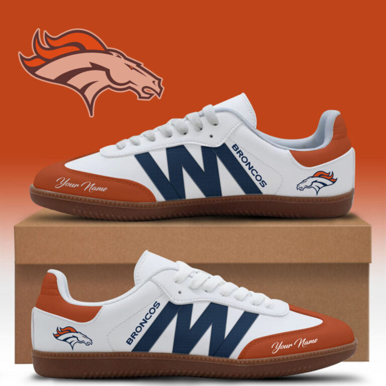 [SPECIAL OFFER] NEW CUSTOMIZED NFL13 DVB DENVER BRONCOS CLASSIC SNEAKERS