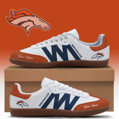 [SPECIAL OFFER] NEW CUSTOMIZED NFL13 DVB DENVER BRONCOS CLASSIC SNEAKERS