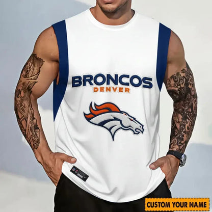 [SPECIAL OFFER] NEW CUSTOMIZED NFL13 DVB DENVER BRONCOS TANKTOP & GYM SHIRT