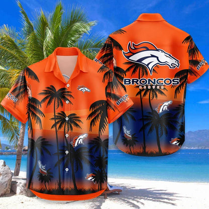 [SPECIAL OFFER] NEW CUSTOMIZED NFL13 DVB DENVER BRONCOS UNISEX HAWAIIAN SHIRT & SHORTS SET