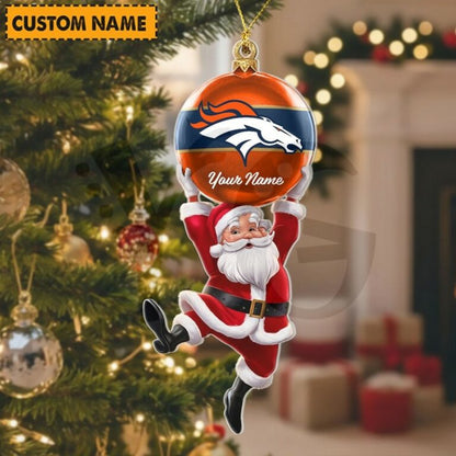 [SPECIAL OFFER] NEW CUSTOMIZED NFL13 DVB DENVER BRONCOS CHRISTMAS ACRYLIC ORNAMENT