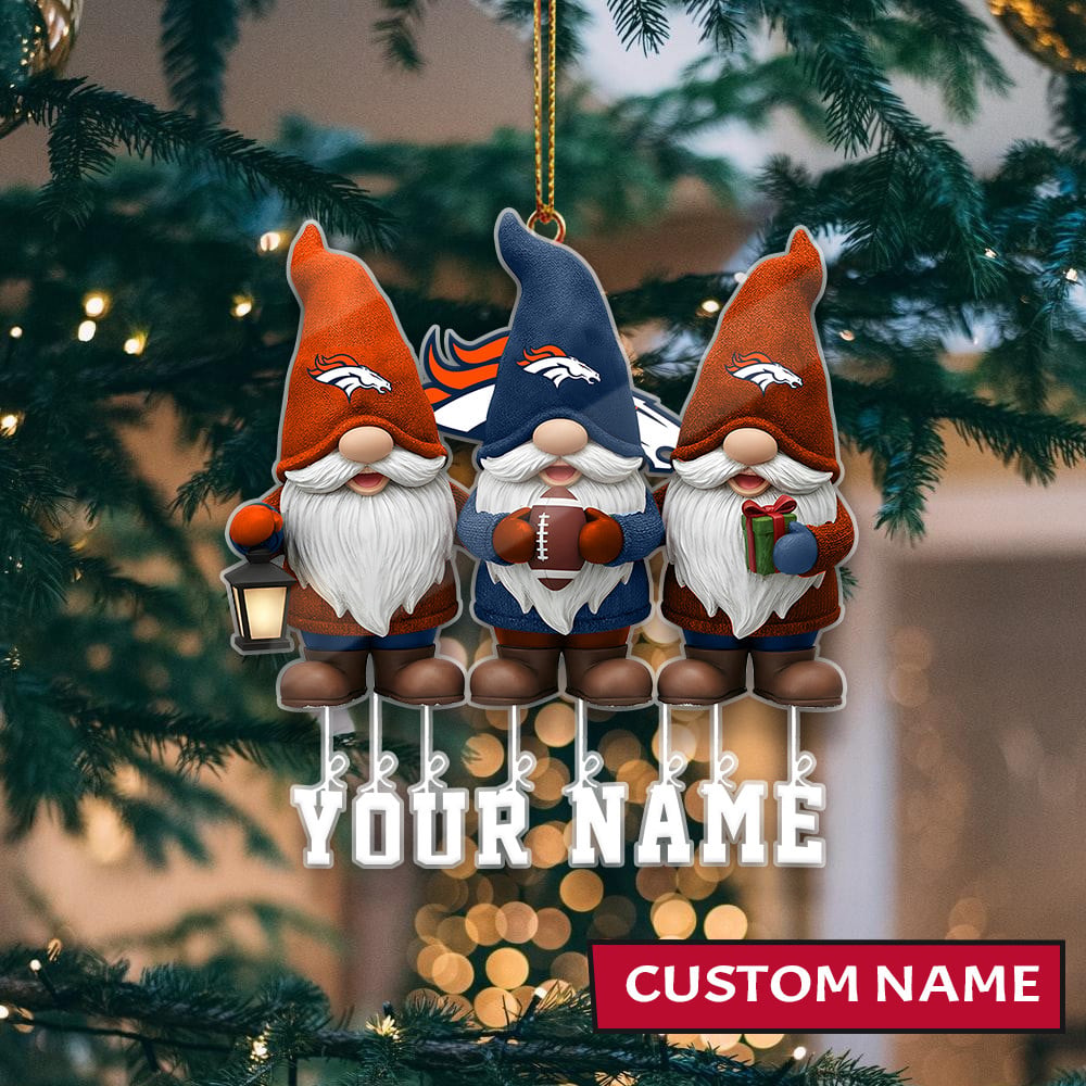 [SPECIAL OFFER] NEW CUSTOMIZED NFL13 DVB DENVER BRONCOS CHRISTMAS ACRYLIC ORNAMENT