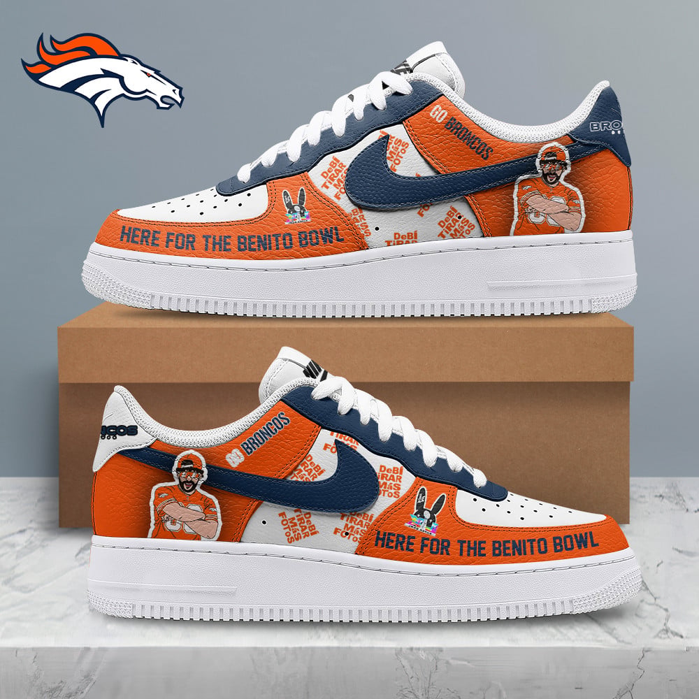 [SPECIAL OFFER] NEW CUSTOMIZED NFL13 DVB DENVER BRONCOS SUPER BOWL HALFTIME SHOW AF1 SHOES