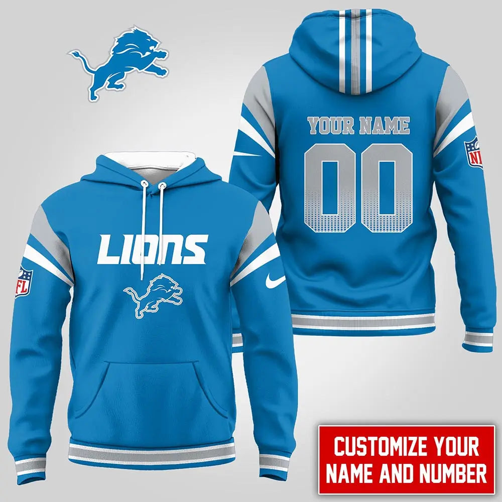 [SPECIAL OFFER] NEW CUSTOMIZED NFL04 DTL DETROIT LIONS T-SHIRT, HOODIE, ZIP HOODIE